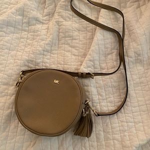 Michael Kors Taupe Crossbody Bag